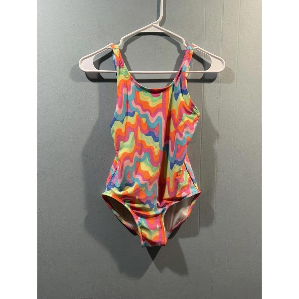 Kids Girls Cat & Jack Swimwear 2 Pieces Size XL (14) Multicolor